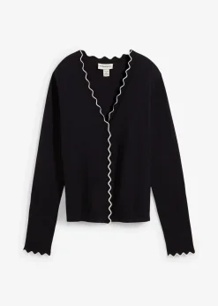 bonprix Gilet en fine maille contenant de la soie|Femme Maille|Premium