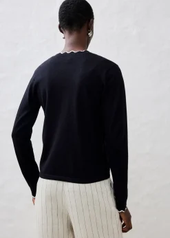 bonprix Gilet en fine maille contenant de la soie|Femme Maille|Premium