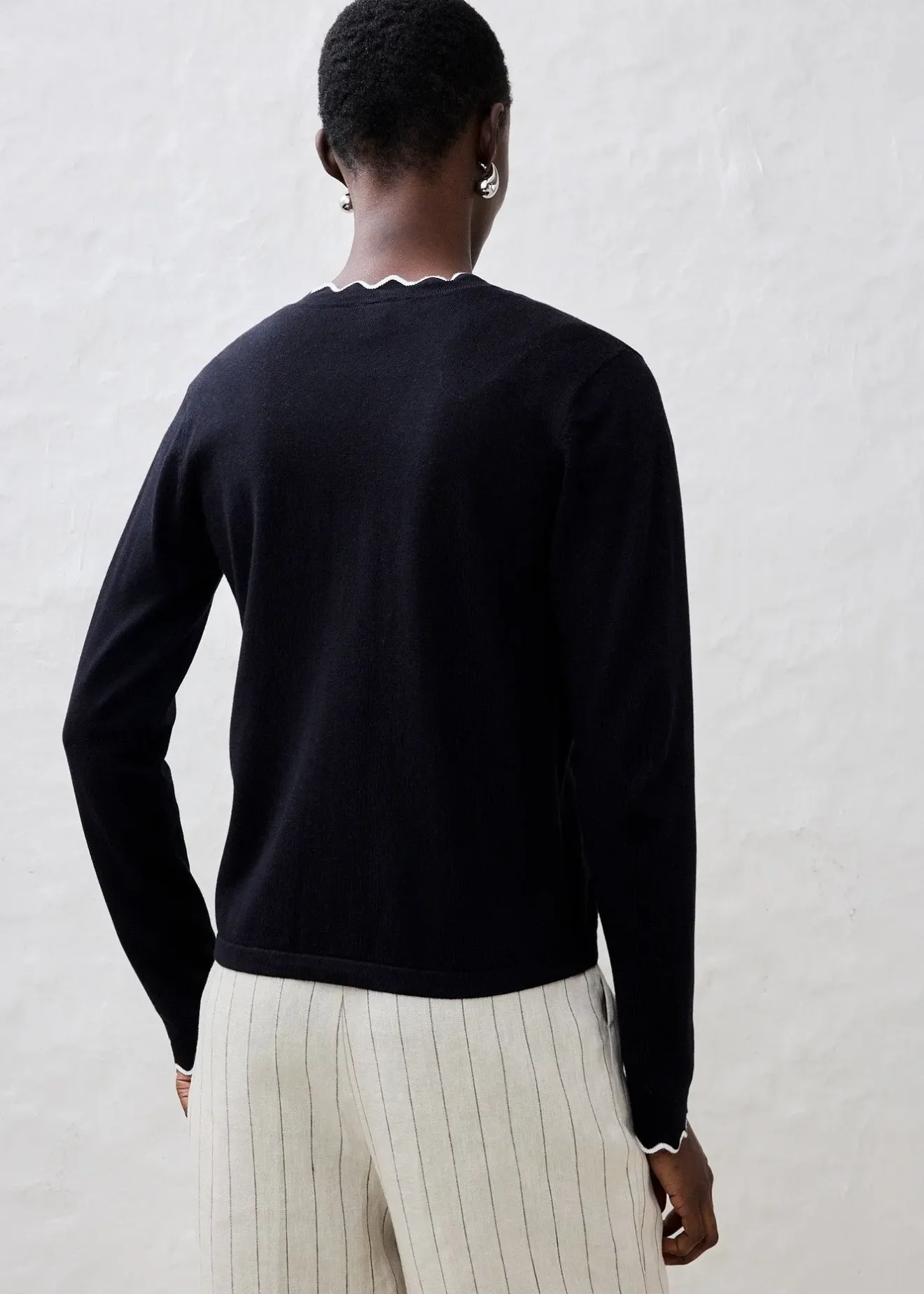 bonprix Gilet en fine maille contenant de la soie|Femme Maille|Premium