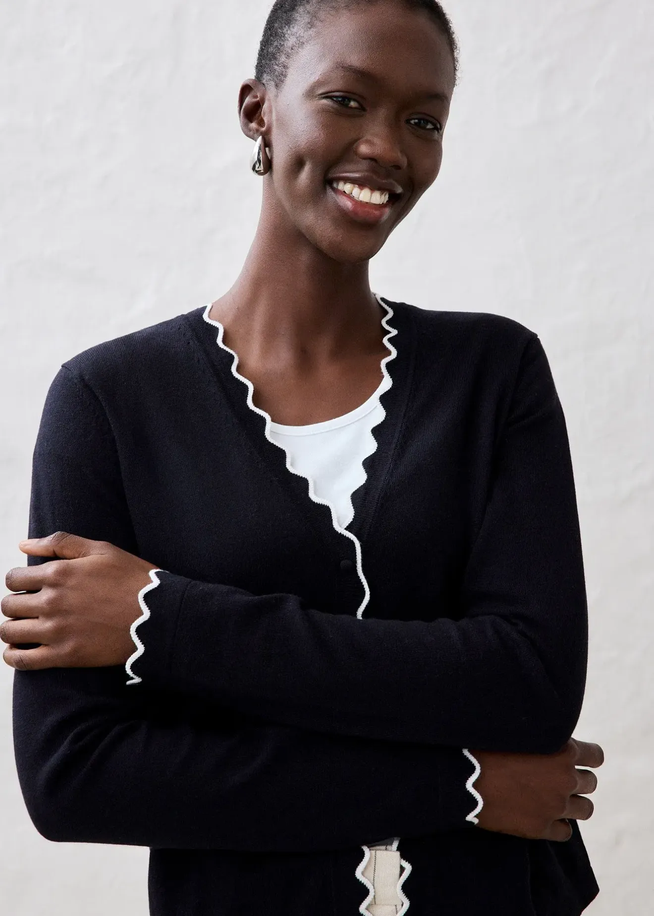 bonprix Gilet en fine maille contenant de la soie|Femme Maille|Premium