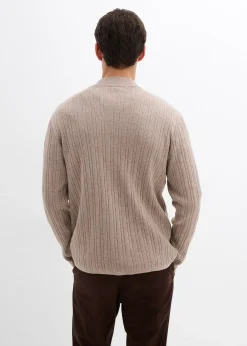 bonprix Gilet en fine maille côtelée|Homme Pulls & Gilets