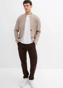 bonprix Gilet en fine maille côtelée|Homme Pulls & Gilets