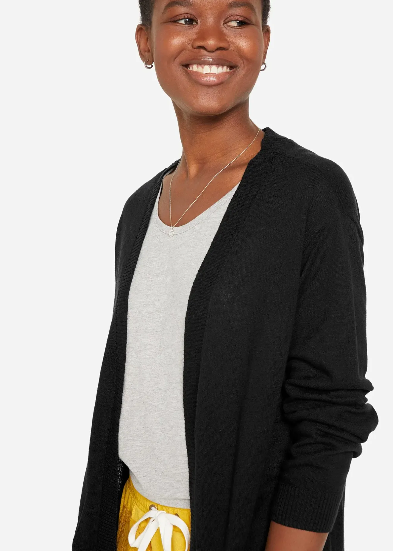 bonprix Gilet en fine maille de coton|Femme Maille|Basiques