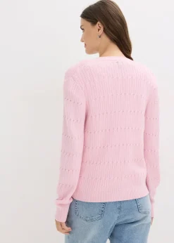 bonprix Gilet en fine maille de viscose mélangée|Femme Maille|Pulls & Gilets