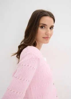 bonprix Gilet en fine maille de viscose mélangée|Femme Maille|Pulls & Gilets