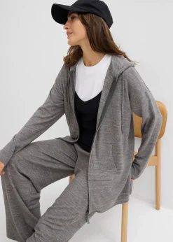 Femme bonprix Basiques|T-Shirts & Tops|Gilet en fine maille mélangée