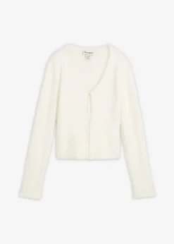 bonprix Gilet en fine maille poilue|Femme Maille|Pulls & Gilets