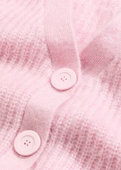 bonprix Gilet en grosse maille côtelée brillante|Femme Maille|Pulls & Gilets