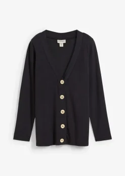 bonprix Gilet en jersey, 100% coton|Femme Basiques|T-Shirts & Tops