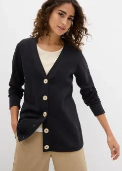 bonprix Gilet en jersey, 100% coton|Femme Basiques|T-Shirts & Tops