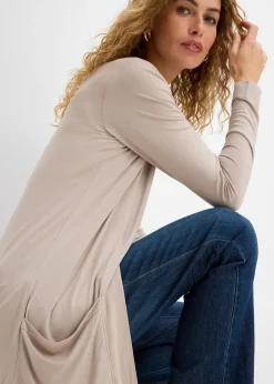 Femme bonprix Basiques|T-Shirts & Tops|Gilet en jersey doux