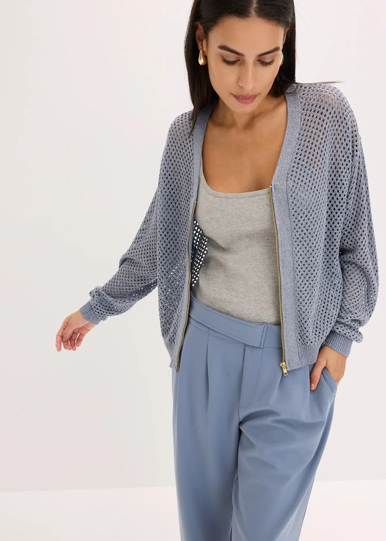 bonprix Gilet en maille|Femme Maille|Pulls & Gilets