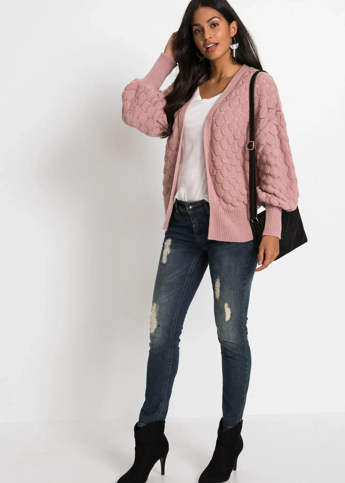 Femme bonprix Maille|Pulls & Gilets|Gilet en maille