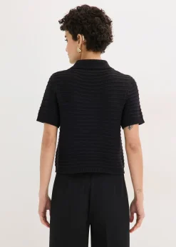 bonprix Gilet en maille à boutons décoratifs|Femme Maille|Pulls & Gilets