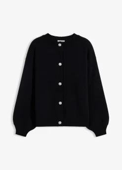 bonprix Gilet en maille à boutons décoratifs|Femme Maille|Pulls & Gilets