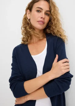 bonprix Gilet en maille 100% coton flammé|Femme Maille|Basiques