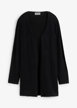 Femme bonprix Maille|Basiques|Gilet en maille 100% coton flammé