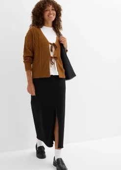 bonprix Gilet en maille à nouettes|Femme Maille|Pulls & Gilets