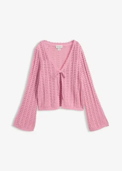 bonprix Gilet en maille ajourée|Femme Maille|Pulls & Gilets