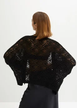 bonprix Gilet en maille ajourée|Femme Maille|Pulls & Gilets