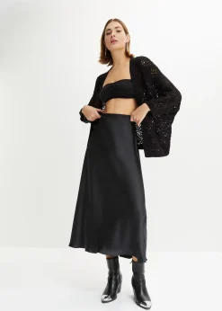 bonprix Gilet en maille ajourée|Femme Maille|Pulls & Gilets