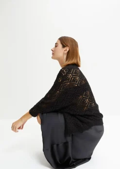 bonprix Gilet en maille ajourée|Femme Maille|Pulls & Gilets