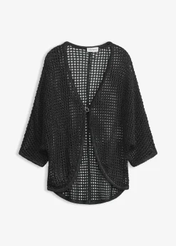 bonprix Gilet en maille ajourée|Femme Maille|Pulls & Gilets