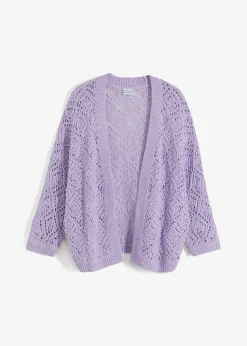 Femme bonprix Maille|Pulls & Gilets|Gilet en maille ajourée