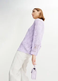 Femme bonprix Maille|Pulls & Gilets|Gilet en maille ajourée