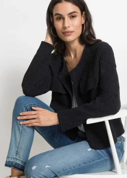 bonprix Gilet en maille bouclette|Femme Maille|Pulls & Gilets