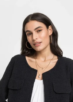 bonprix Gilet en maille bouclette|Femme Maille|Pulls & Gilets