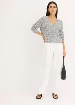 Femme bonprix Maille|Pulls & Gilets|Gilet en maille bouclette