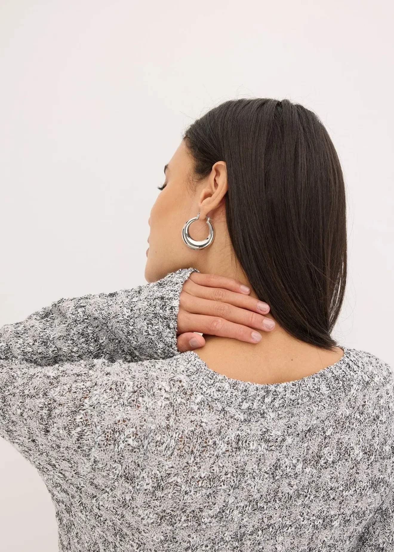 Femme bonprix Maille|Pulls & Gilets|Gilet en maille bouclette