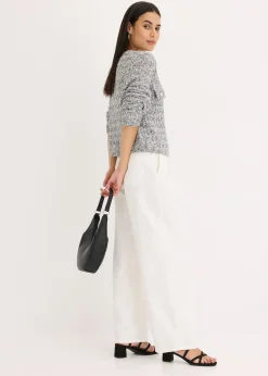 Femme bonprix Maille|Pulls & Gilets|Gilet en maille bouclette