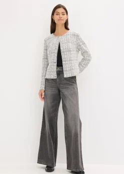 bonprix Gilet en maille bouclette|Femme Maille|Pulls & Gilets