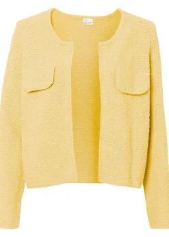 Femme bonprix Maille|Pulls & Gilets|Gilet en maille bouclette