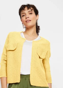 Femme bonprix Maille|Pulls & Gilets|Gilet en maille bouclette