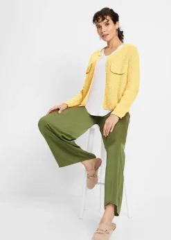 Femme bonprix Maille|Pulls & Gilets|Gilet en maille bouclette