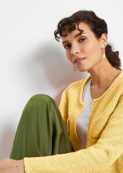 Femme bonprix Maille|Pulls & Gilets|Gilet en maille bouclette