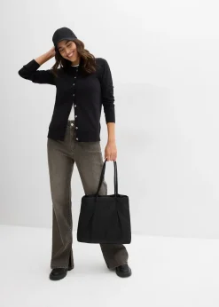 bonprix Gilet en maille, col rond|Femme Maille|Basiques