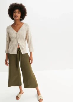 bonprix Gilet en maille coupe boxy|Femme Maille|Pulls & Gilets