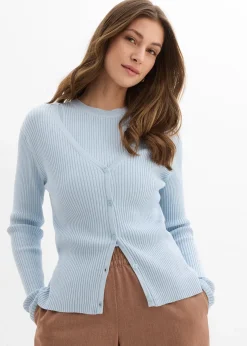 Femme bonprix Maille|Pulls & Gilets|Gilet en maille fine