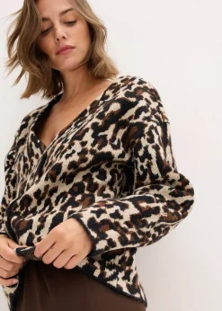 bonprix Gilet en maille Jacquard|Femme Maille|Pulls & Gilets