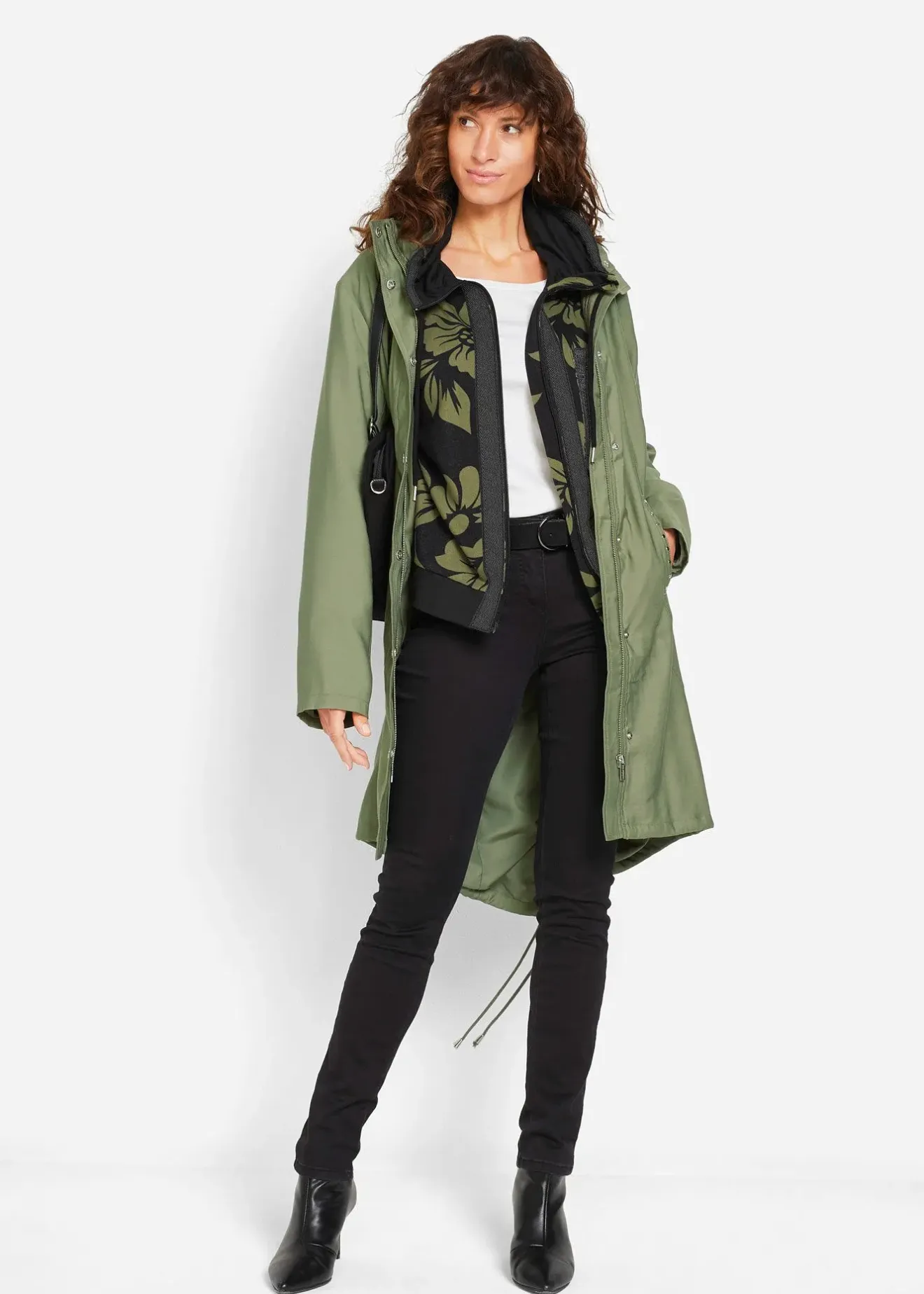 bonprix Gilet en molleton de coton mélangé|Femme Sweats