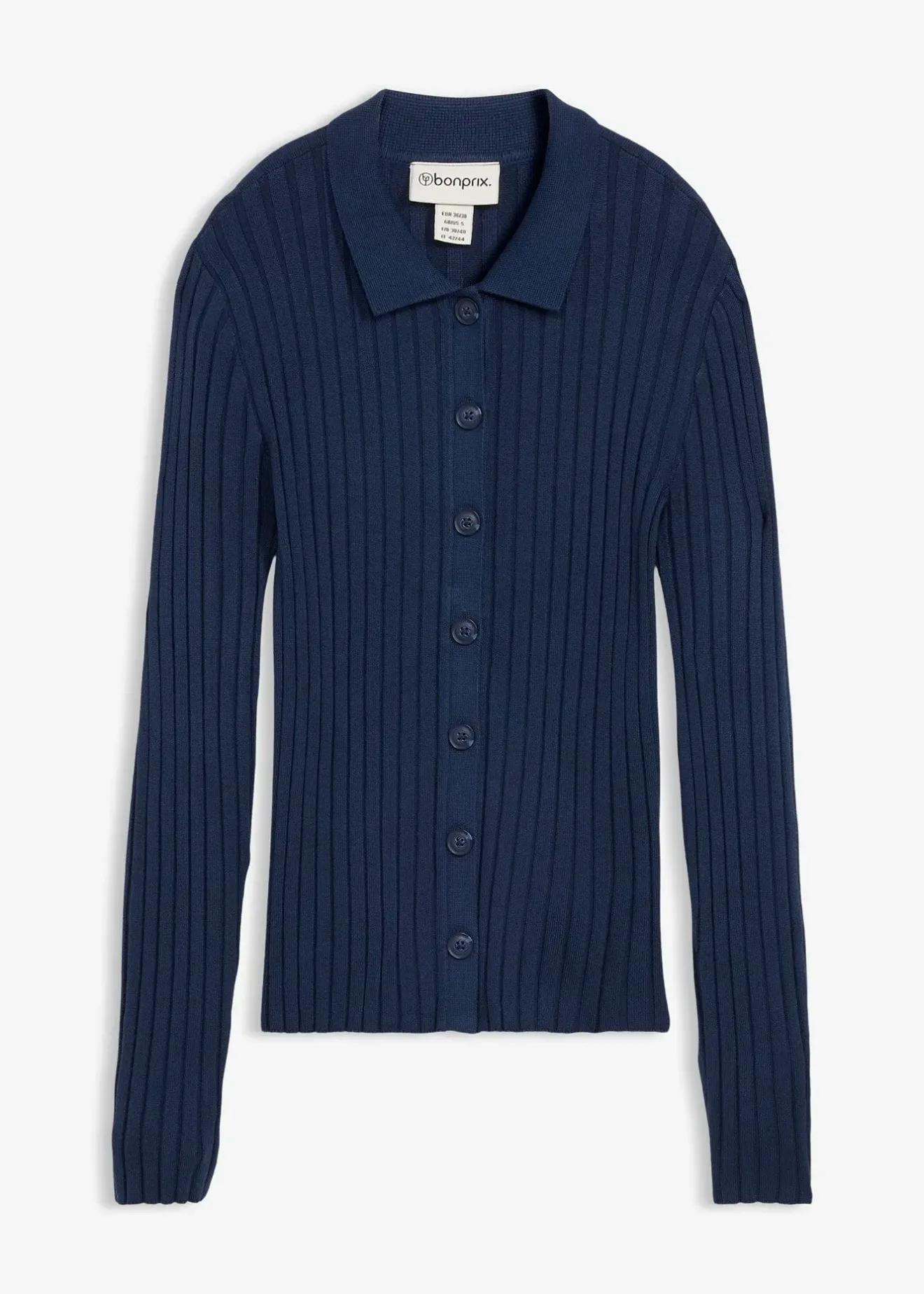 Femme bonprix T-Shirts & Tops|Gilet fluide en maille côtelée