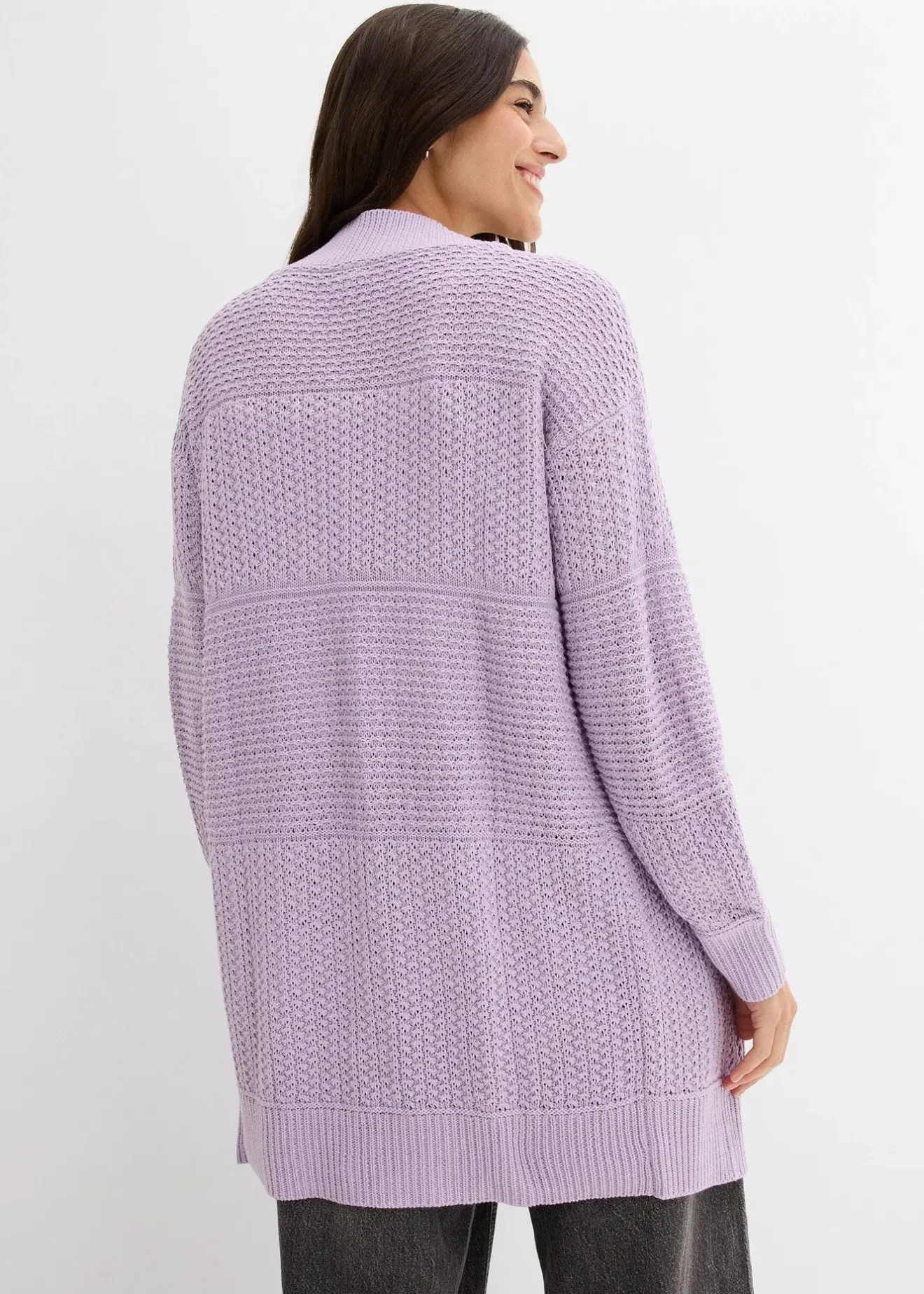 Femme bonprix Maille|Pulls & Gilets|Gilet long en maille