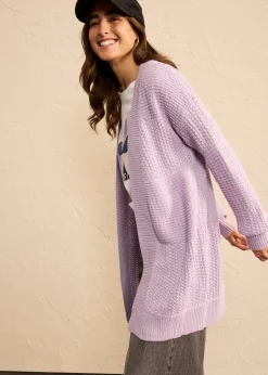 Femme bonprix Maille|Pulls & Gilets|Gilet long en maille