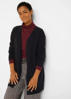 Femme bonprix Maille|Basiques|Gilet long en maille