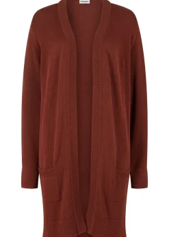 Femme bonprix Maille|Basiques|Gilet long en maille, manches longues