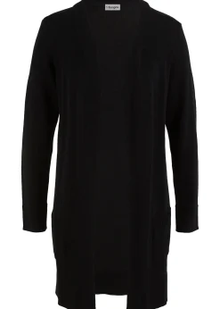 Femme bonprix Maille|Basiques|Gilet long en maille, manches longues